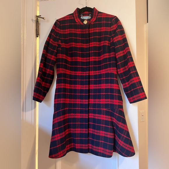 Draper James Jackets & Blazers - Draper James Plaid Coat Size XS